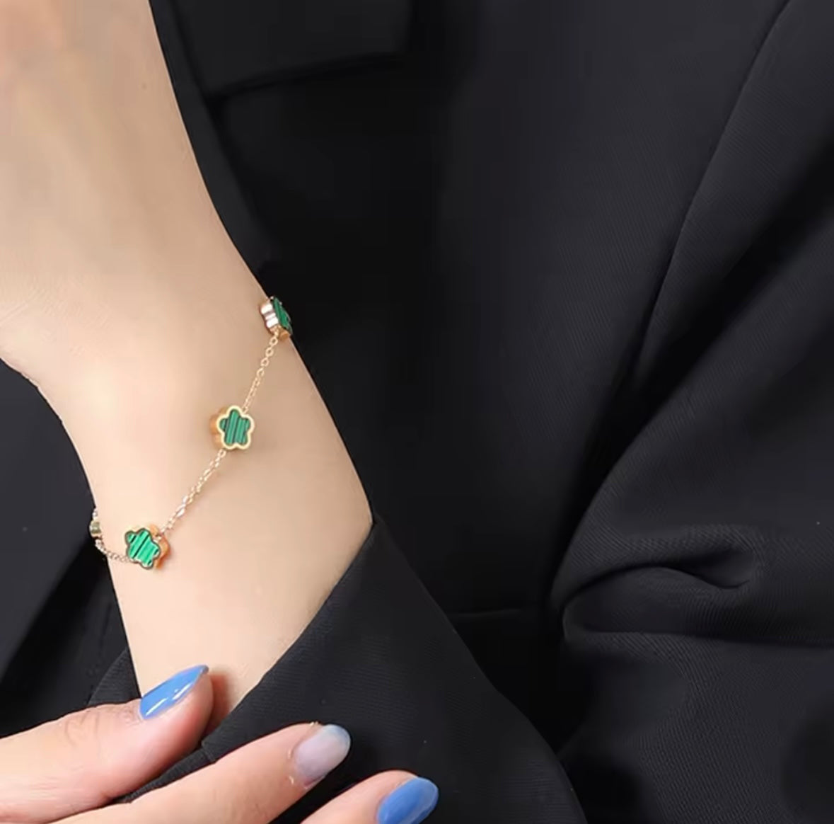 Enameled Flower Bracelet - Steel
Stainless & Pop Colors