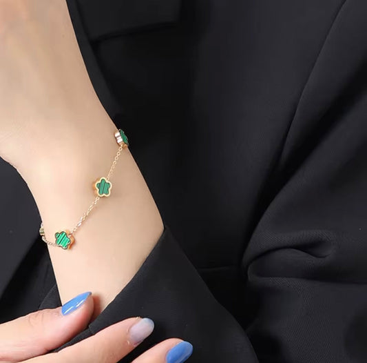 Enameled Flower Bracelet - Steel
Stainless & Pop Colors